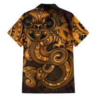 Aotearoa Maori Hei Tiki Family Matching Tank Maxi Dress and Hawaiian Shirt Koura Kowhaiwhai Puhoro Motif LT9 - Polynesian Pride