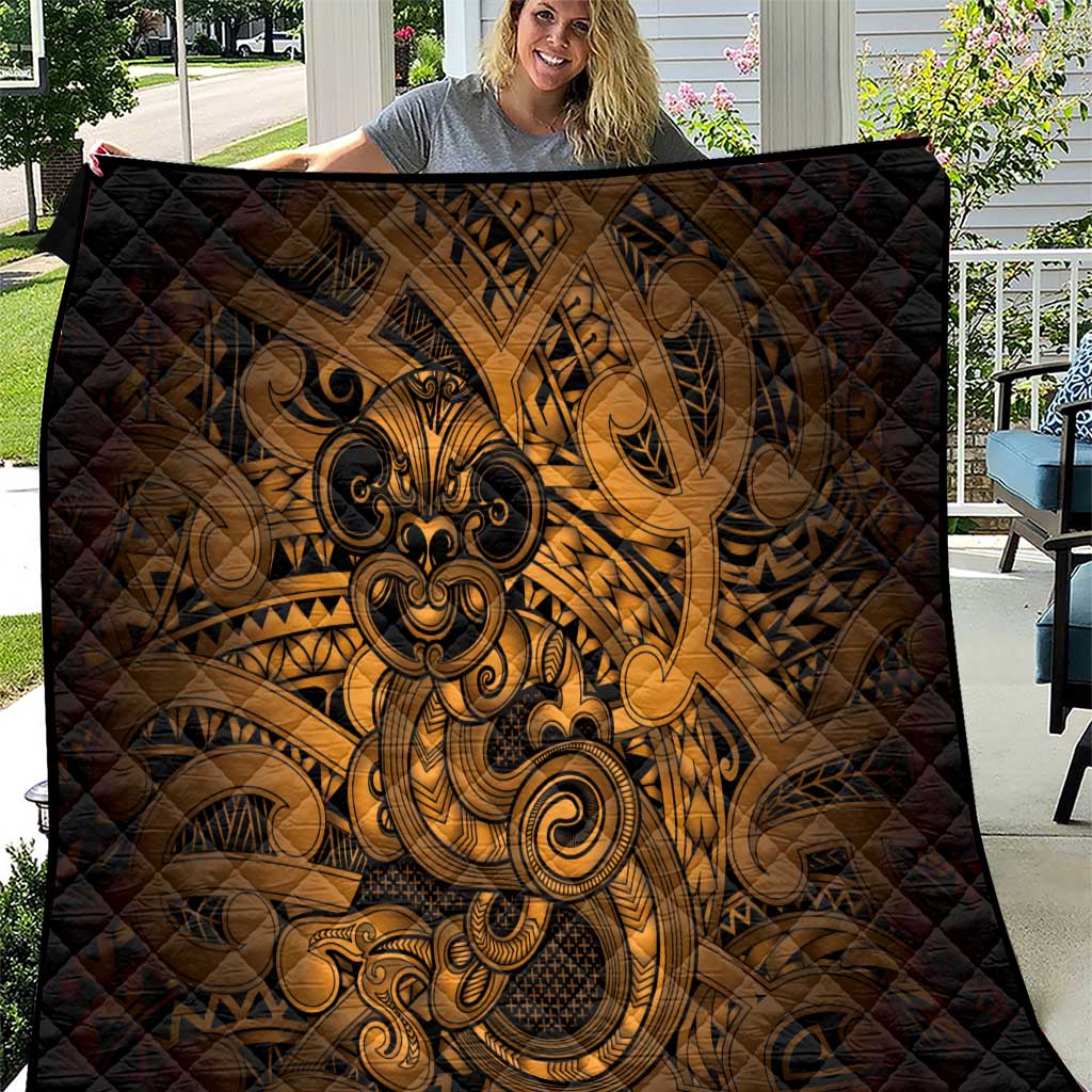 Aotearoa Maori Hei Tiki Quilt Koura Kowhaiwhai Puhoro Motif