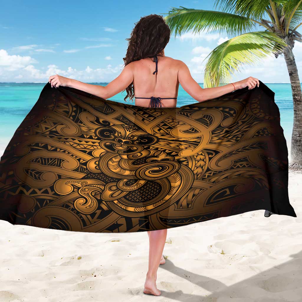 Aotearoa Maori Hei Tiki Sarong Koura Kowhaiwhai Puhoro Motif