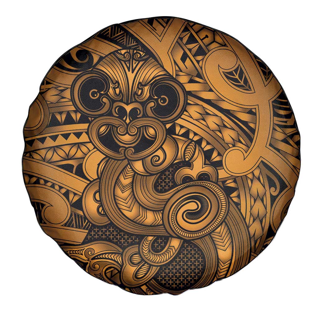 Aotearoa Maori Hei Tiki Spare Tire Cover Koura Kowhaiwhai Puhoro Motif LT9 - Polynesian Pride