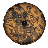 Aotearoa Maori Hei Tiki Spare Tire Cover Koura Kowhaiwhai Puhoro Motif LT9 - Polynesian Pride