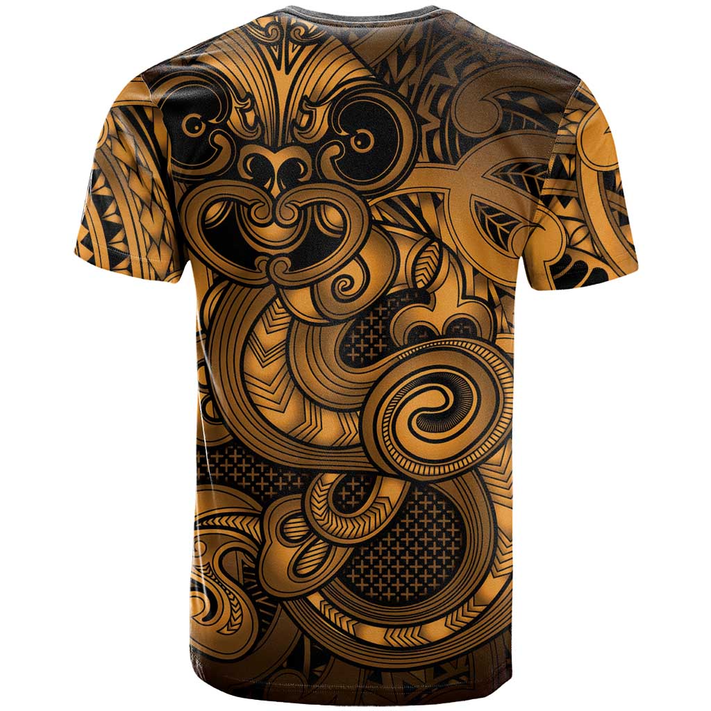 Aotearoa Maori Hei Tiki T Shirt Koura Kowhaiwhai Puhoro Motif LT9 - Polynesian Pride