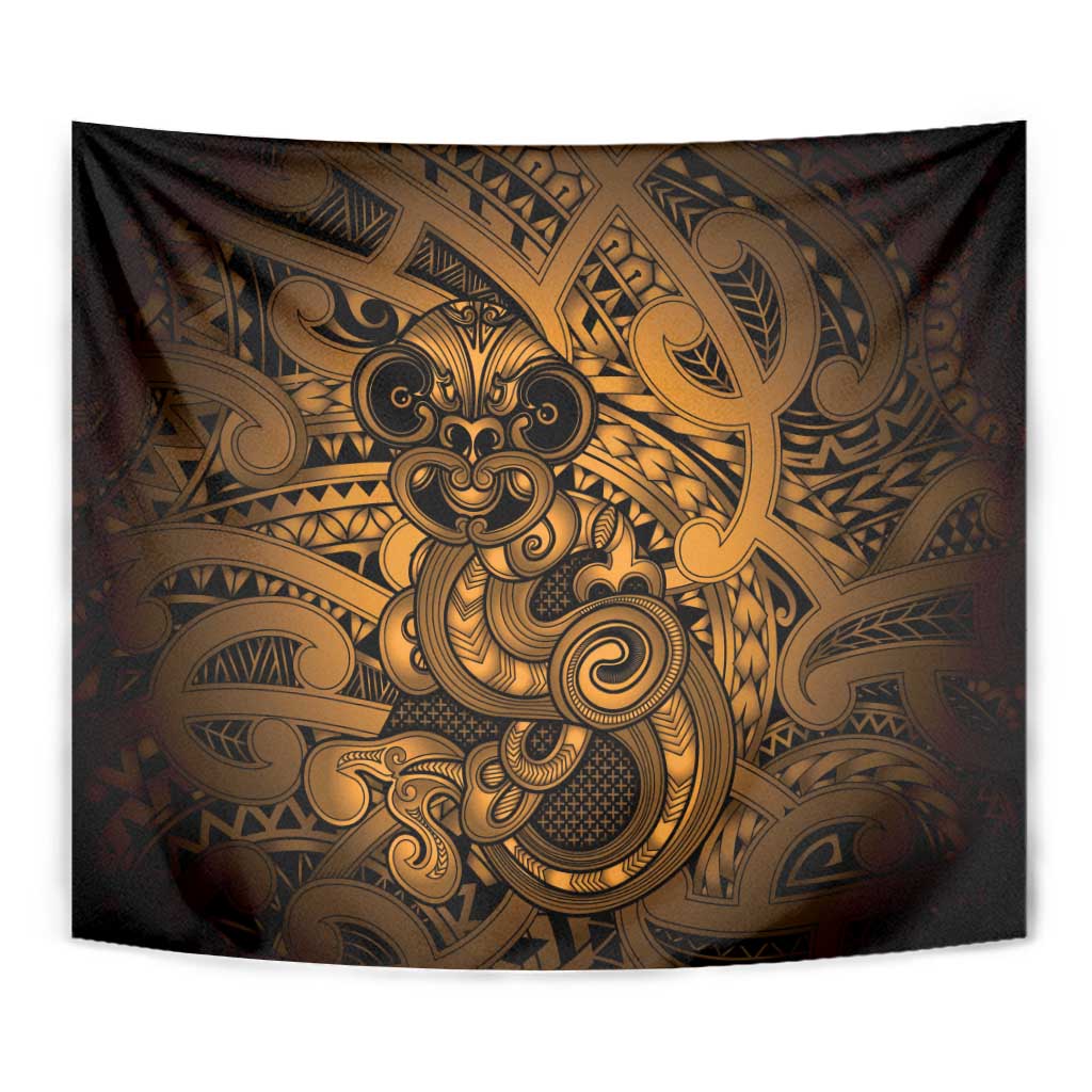 Aotearoa Maori Hei Tiki Tapestry Koura Kowhaiwhai Puhoro Motif