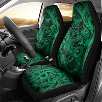 Aotearoa Maori Hei Tiki Car Seat Cover Kakariki Kowhaiwhai Puhoro Motif LT9 - Polynesian Pride