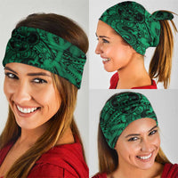 Aotearoa Maori Hei Tiki Neck Gaiter Kakariki Kowhaiwhai Puhoro Motif LT9 - Polynesian Pride