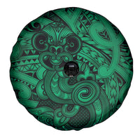 Aotearoa Maori Hei Tiki Spare Tire Cover Kakariki Kowhaiwhai Puhoro Motif LT9 - Polynesian Pride