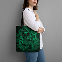 Aotearoa Maori Hei Tiki Tote Bag Kakariki Kowhaiwhai Puhoro Motif LT9 - Polynesian Pride