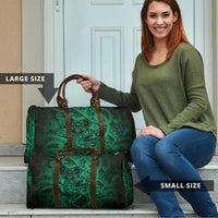 Aotearoa Maori Hei Tiki Travel Bag Kakariki Kowhaiwhai Puhoro Motif LT9 - Polynesian Pride