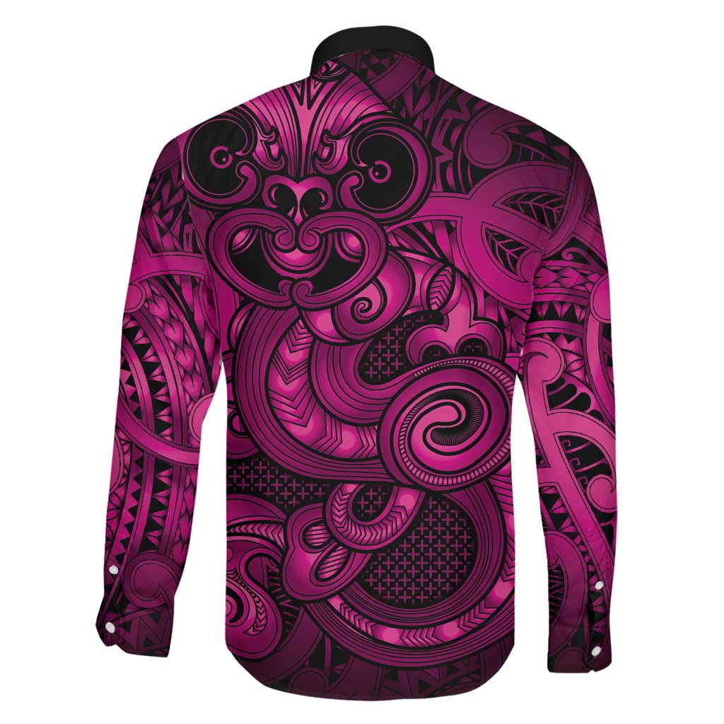 Aotearoa Maori Hei Tiki Family Matching Mermaid Dress and Hawaiian Shirt Mawhero Kowhaiwhai Puhoro Motif LT9 - Polynesian Pride