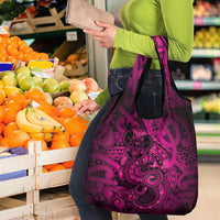 Aotearoa Maori Hei Tiki Grocery Bag Mawhero Kowhaiwhai Puhoro Motif LT9 - Polynesian Pride