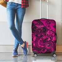 Aotearoa Maori Hei Tiki Luggage Cover Mawhero Kowhaiwhai Puhoro Motif LT9 - Polynesian Pride