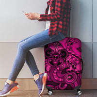 Aotearoa Maori Hei Tiki Luggage Cover Mawhero Kowhaiwhai Puhoro Motif LT9 - Polynesian Pride