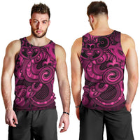Aotearoa Maori Hei Tiki Men Tank Top Mawhero Kowhaiwhai Puhoro Motif LT9 - Polynesian Pride