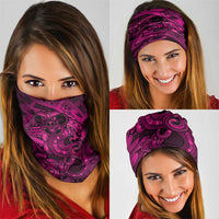 Aotearoa Maori Hei Tiki Neck Gaiter Mawhero Kowhaiwhai Puhoro Motif LT9 - Polynesian Pride