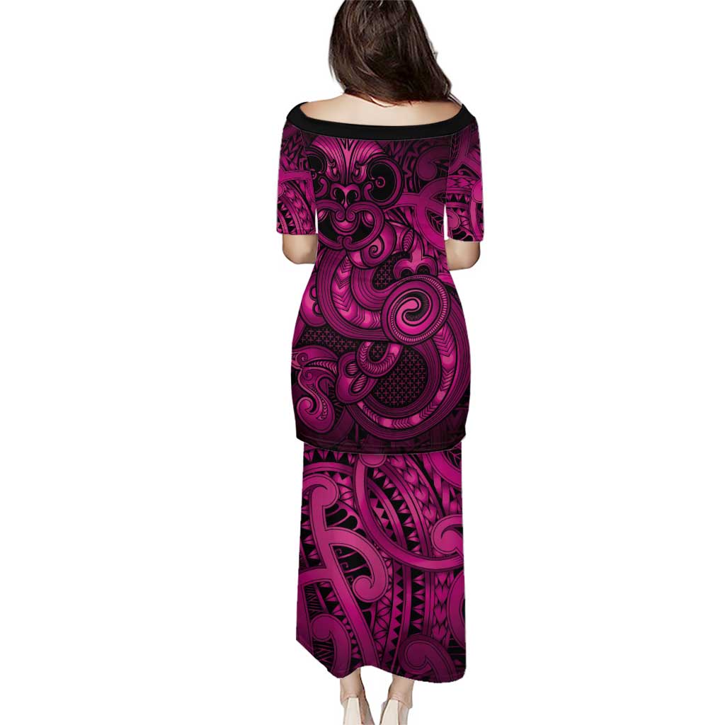 Aotearoa Maori Hei Tiki Puletasi Mawhero Kowhaiwhai Puhoro Motif LT9 - Polynesian Pride