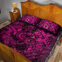 Aotearoa Maori Hei Tiki Quilt Bed Set Mawhero Kowhaiwhai Puhoro Motif LT9 - Polynesian Pride