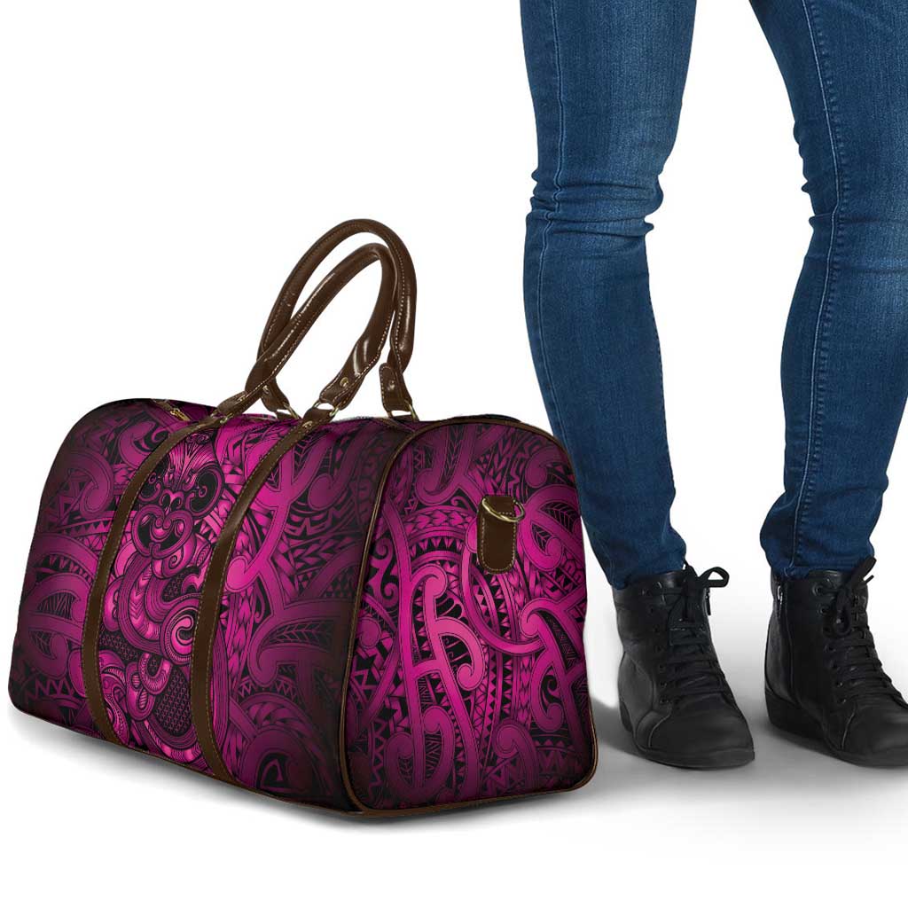 Aotearoa Maori Hei Tiki Travel Bag Mawhero Kowhaiwhai Puhoro Motif LT9 - Polynesian Pride