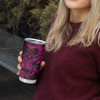 Aotearoa Maori Hei Tiki Tumbler Cup Mawhero Kowhaiwhai Puhoro Motif LT9 - Polynesian Pride