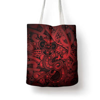 Aotearoa Maori Hei Tiki Tote Bag Whero Kowhaiwhai Puhoro Motif LT9 - Polynesian Pride