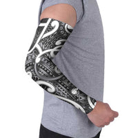 Aotearoa Maori Kowhaiwhai Arm Sleeves Kiwikiwi Puhoro and Patiki LT9 - Polynesian Pride