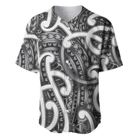 Aotearoa Maori Kowhaiwhai Baseball Jersey Kiwikiwi Puhoro and Patiki