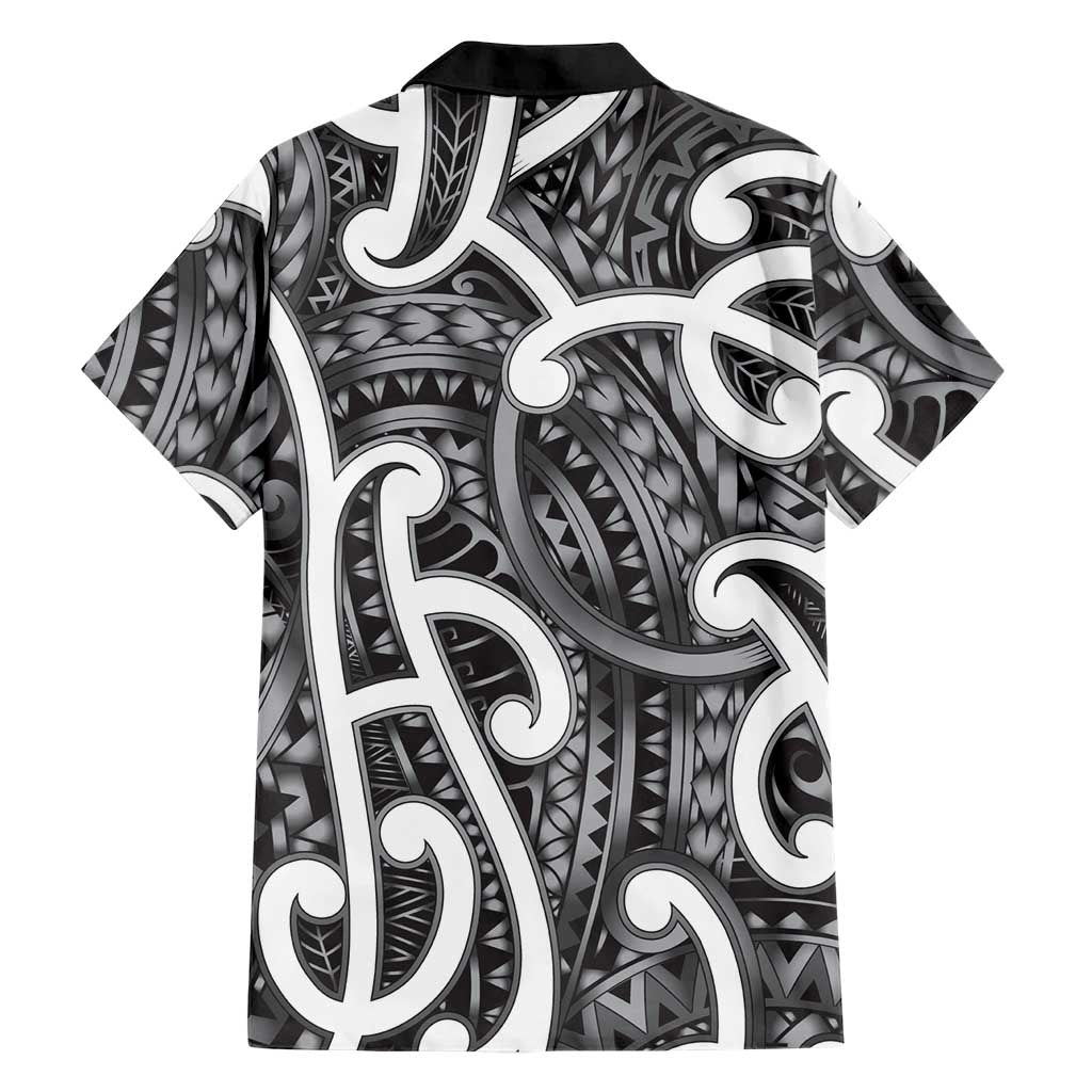Aotearoa Maori Kowhaiwhai Family Matching Tank Maxi Dress and Hawaiian Shirt Kiwikiwi Puhoro and Patiki LT9 - Polynesian Pride