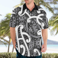Aotearoa Maori Kowhaiwhai Hawaiian Shirt Kiwikiwi Puhoro and Patiki