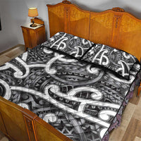 Aotearoa Maori Kowhaiwhai Quilt Bed Set Kiwikiwi Puhoro and Patiki LT9 - Polynesian Pride
