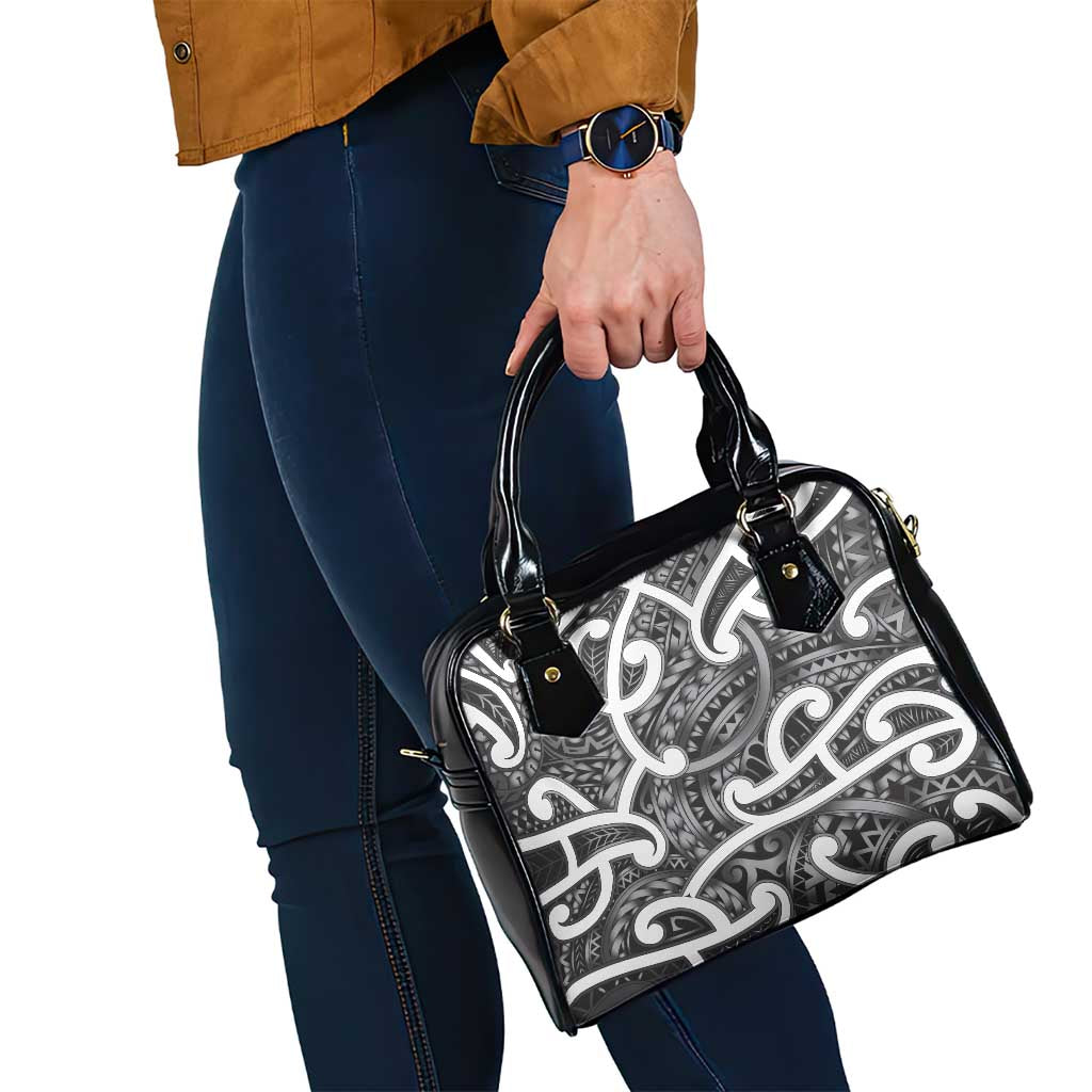 Aotearoa Maori Kowhaiwhai Shoulder Handbag Kiwikiwi Puhoro and Patiki LT9 - Polynesian Pride