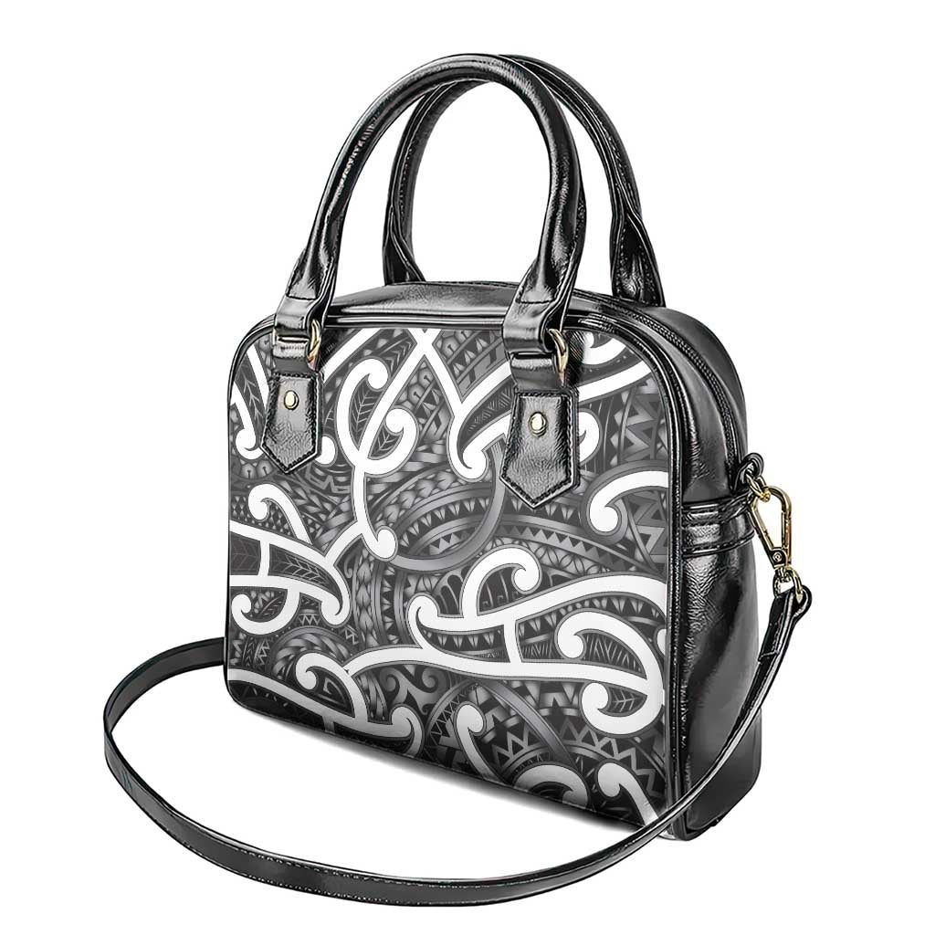 Aotearoa Maori Kowhaiwhai Shoulder Handbag Kiwikiwi Puhoro and Patiki LT9 - Polynesian Pride