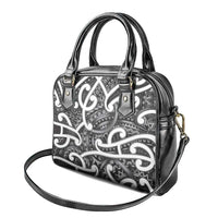 Aotearoa Maori Kowhaiwhai Shoulder Handbag Kiwikiwi Puhoro and Patiki LT9 - Polynesian Pride