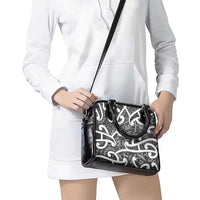 Aotearoa Maori Kowhaiwhai Shoulder Handbag Kiwikiwi Puhoro and Patiki LT9 - Polynesian Pride
