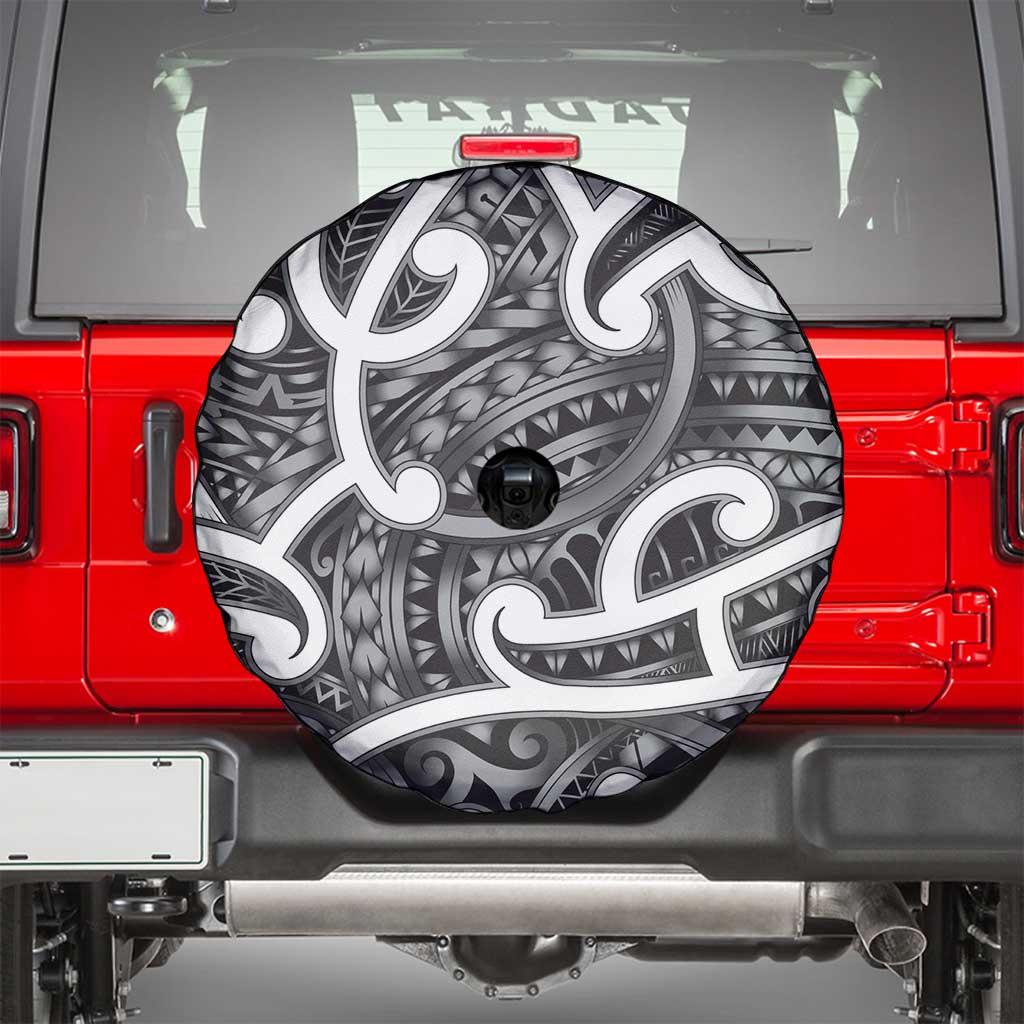 Aotearoa Maori Kowhaiwhai Spare Tire Cover Kiwikiwi Puhoro and Patiki LT9 - Polynesian Pride