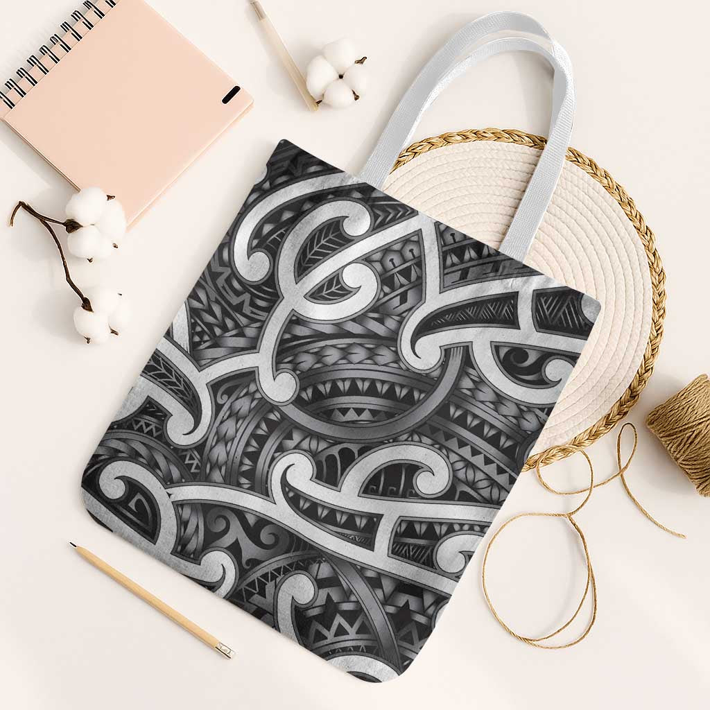 Aotearoa Maori Kowhaiwhai Tote Bag Kiwikiwi Puhoro and Patiki