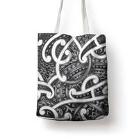 Aotearoa Maori Kowhaiwhai Tote Bag Kiwikiwi Puhoro and Patiki