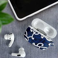 Aotearoa Maori Kowhaiwhai AirPods Case Kikorangi Puhoro and Patiki