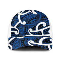 Aotearoa Maori Kowhaiwhai Baseball Net Cap Kikorangi Puhoro and Patiki