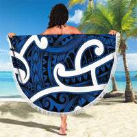 Aotearoa Maori Kowhaiwhai Beach Blanket Kikorangi Puhoro and Patiki LT9 - Polynesian Pride
