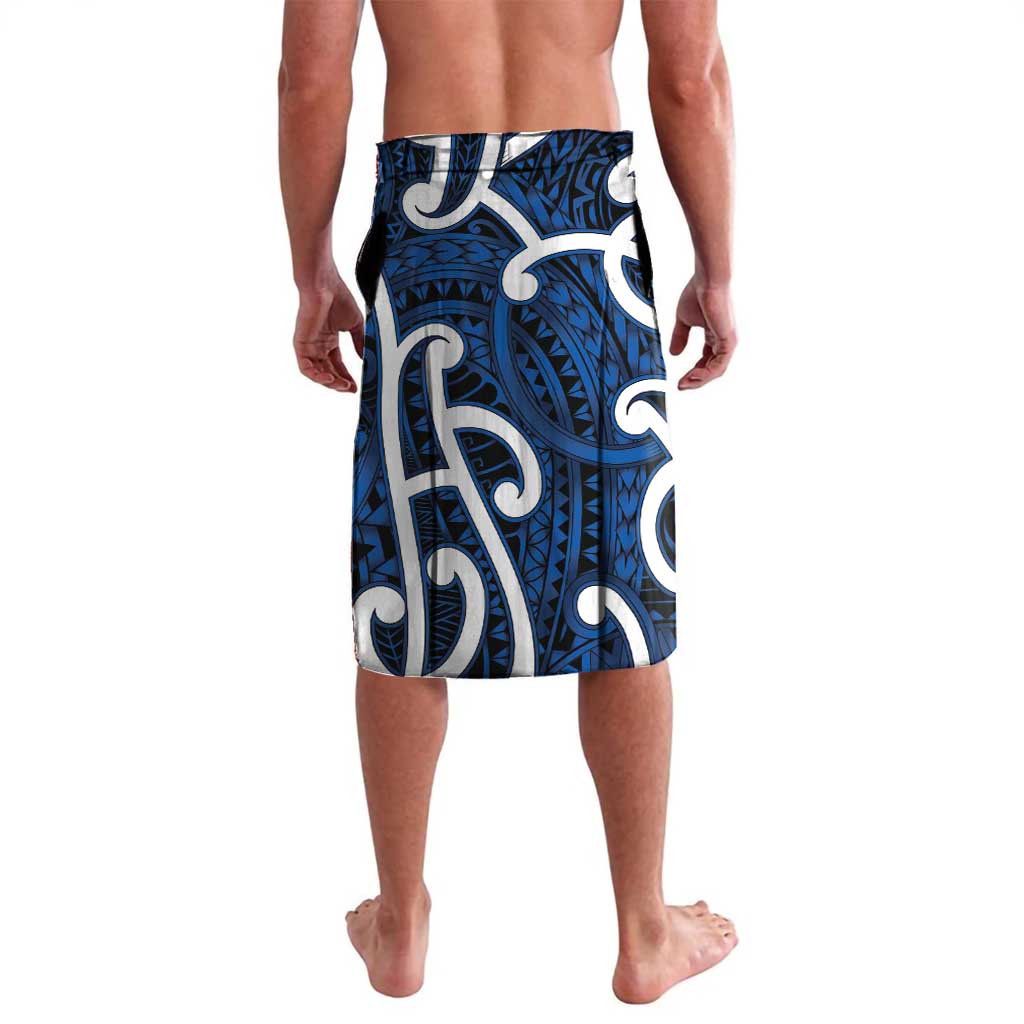 Aotearoa Maori Kowhaiwhai Lavalava Kikorangi Puhoro and Patiki LT9 - Polynesian Pride
