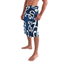 Aotearoa Maori Kowhaiwhai Lavalava Kikorangi Puhoro and Patiki LT9 - Polynesian Pride