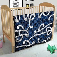 Aotearoa Maori Kowhaiwhai Quilt Kikorangi Puhoro and Patiki