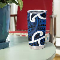 Aotearoa Maori Kowhaiwhai Tumbler Cup Kikorangi Puhoro and Patiki LT9 - Polynesian Pride