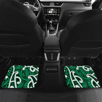 Aotearoa Maori Kowhaiwhai Car Mats Kakariki Puhoro and Patiki