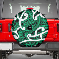 Aotearoa Maori Kowhaiwhai Spare Tire Cover Kakariki Puhoro and Patiki LT9 - Polynesian Pride