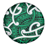 Aotearoa Maori Kowhaiwhai Spare Tire Cover Kakariki Puhoro and Patiki LT9 - Polynesian Pride