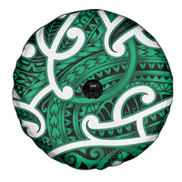 Aotearoa Maori Kowhaiwhai Spare Tire Cover Kakariki Puhoro and Patiki LT9 - Polynesian Pride