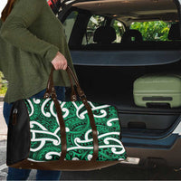 Aotearoa Maori Kowhaiwhai Travel Bag Kakariki Puhoro and Patiki