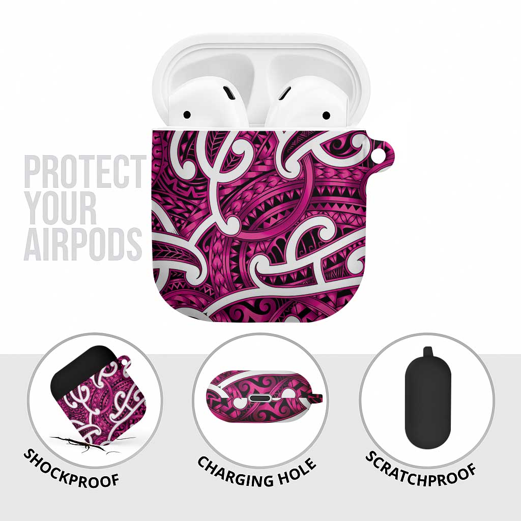 Aotearoa Maori Kowhaiwhai AirPods Case Mawhero Puhoro and Patiki