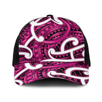 Aotearoa Maori Kowhaiwhai Baseball Net Cap Mawhero Puhoro and Patiki