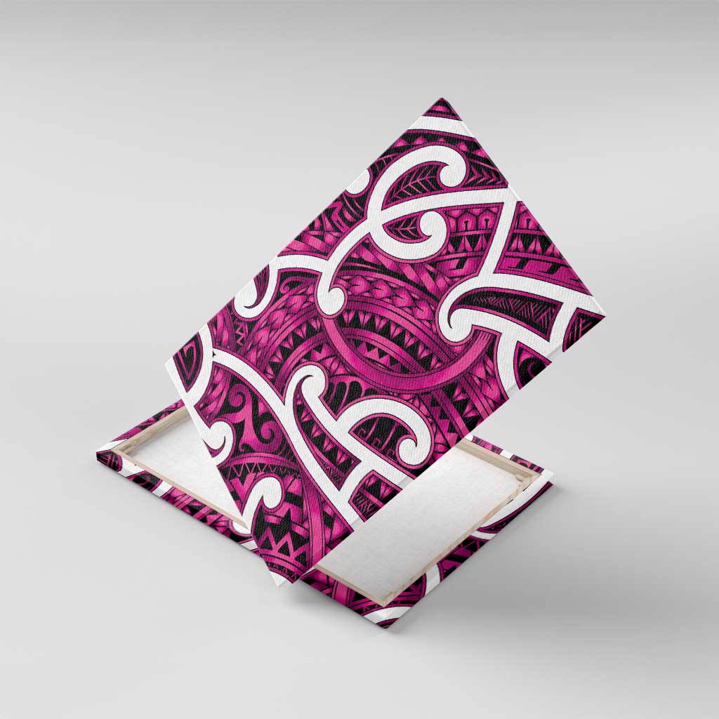 Aotearoa Maori Kowhaiwhai Canvas Wall Art Mawhero Puhoro and Patiki